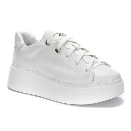 Białe sneakersy damskie Klara