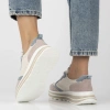 Beżowe sneakersy damskie OLIVIA