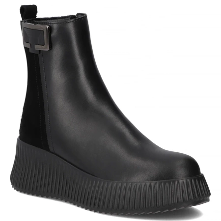 Skórzane botki damskie Harper