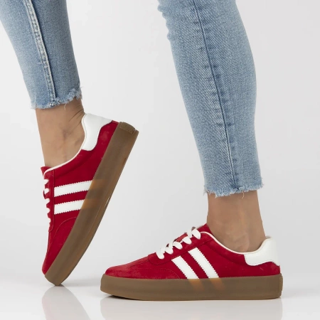 Czerwone trmpki damskie CHIARA