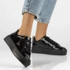 Czarne sneakersy damskie MADISON