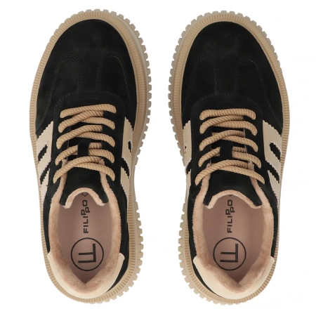 Skórzane sneakresy damskie AGOTA