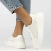 Białe sneakersy damskie GIANNA