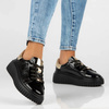 Czarne sneakersy damskie ROSA
