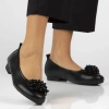 Czarne balerinki damskie FLOR