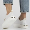 Białe sneakersy damskie LILY