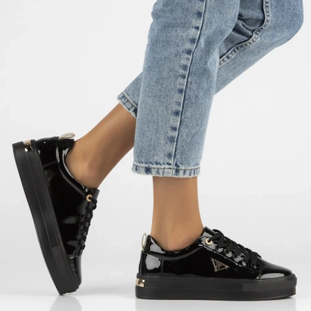 Czarne sneakersy damskie MADISON