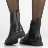 Czarne skórzane botki damskie Scarlett