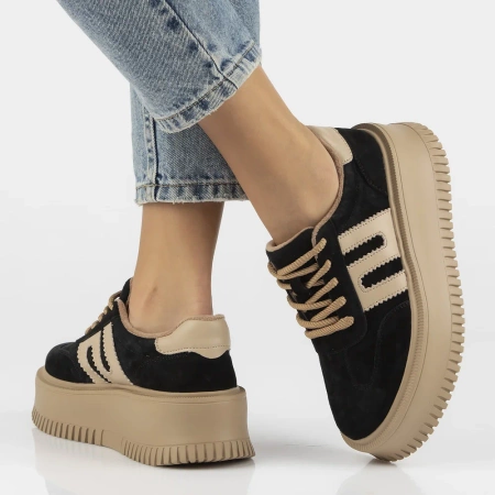 Skórzane sneakresy damskie AGOTA