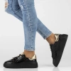 Czarne sneakersy damskie ROSA
