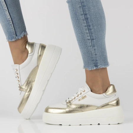 Białe sneakersy damskie AVA