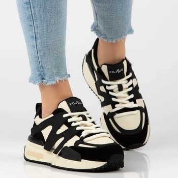 Czarne sneakersy damskie BIANCA