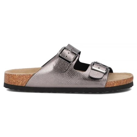 Stalowe klapki damskie DOLORES