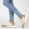 Beżowe sneakersy damskie BRIGIDA