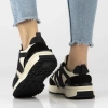 Czarne sneakersy damskie BIANCA