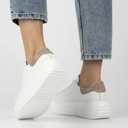 Białe sneakersy damskie MADISON