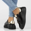 Czarne sneakersy damskie ROSA