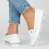 Białe mokasyny damskie FLOR