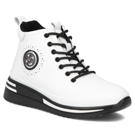 Skórzane botki damskie ANITA