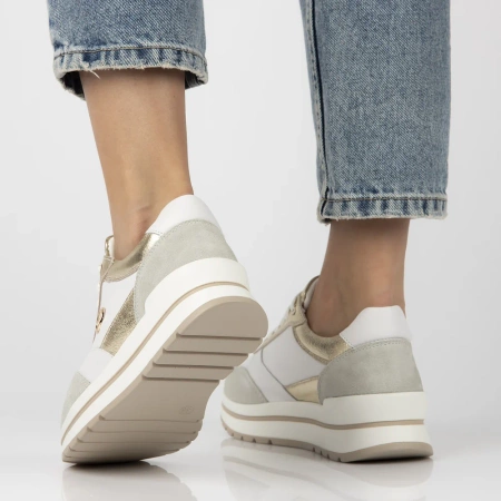 Białe sneakersy damskie EMILLY