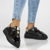 Czarne sneakersy damskie ROSA