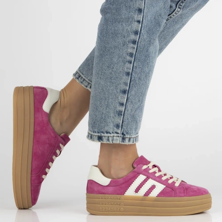 Różowe tramki damskie AMELIA