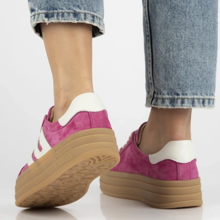 Różowe tramki damskie AMELIA