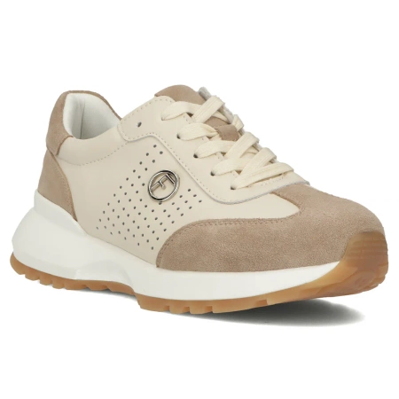 Beżowe sneakersy damskie BRIGIDA