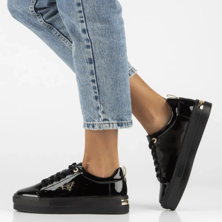 Czarne sneakersy damskie MADISON