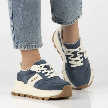 Granatowe sneakery damskie EMMA