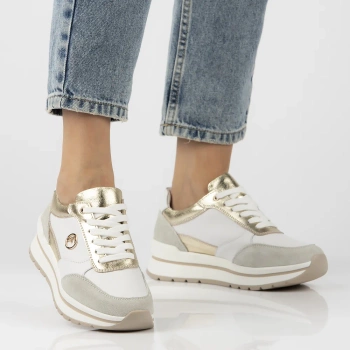 Białe sneakersy damskie EMILLY